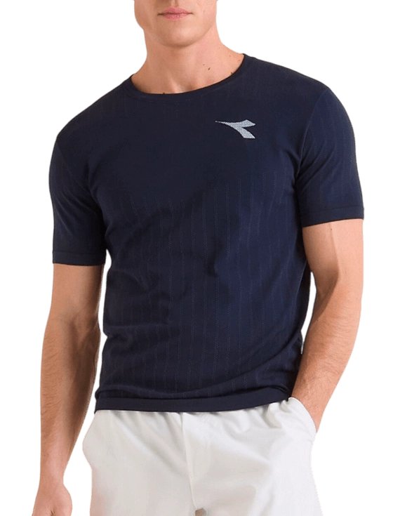 Футболка мужская Diadora SS T-Shirt Icon Stratouno M, Синяя (S)