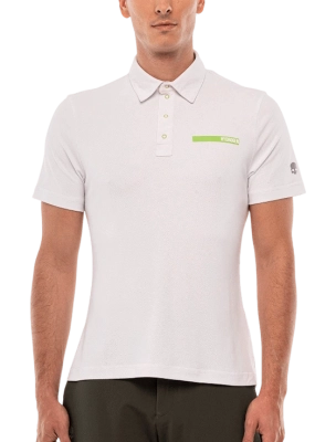 Поло мужское Hydrogen RubberLogo Tech Polo M, Белое (M)