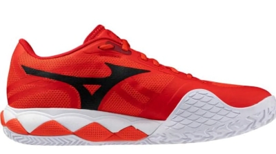 (EU) Кроссовки мужские Mizuno Wave Enforce Tour 2 Clay Court Red/White 61Gc2603, Красные (р. 42.5)