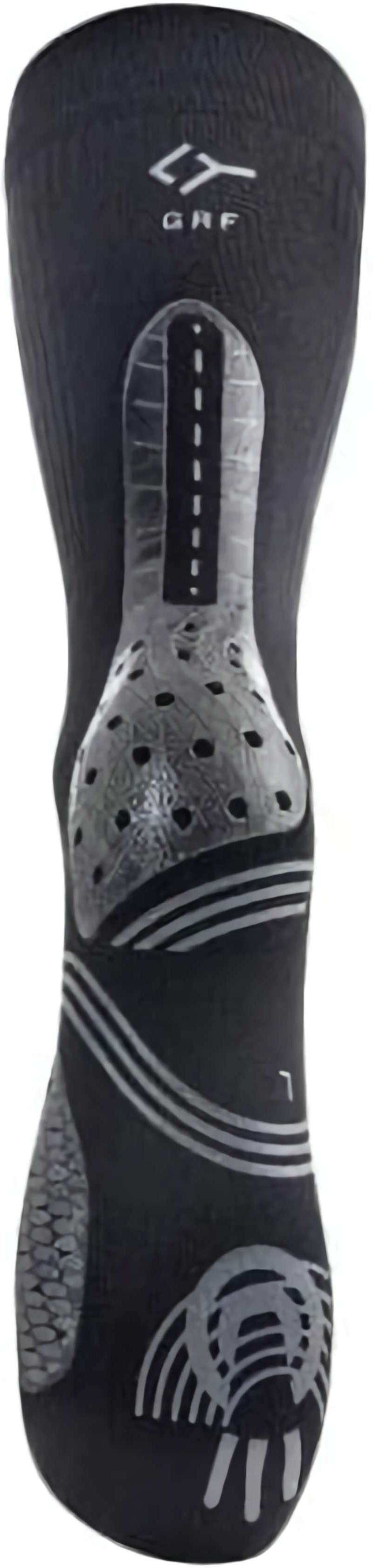 (EU) Носки унисекс Floky Multisport Medium GRF, с защитой от вибраций, для восстановления мышц, Чёрные (XS/S)