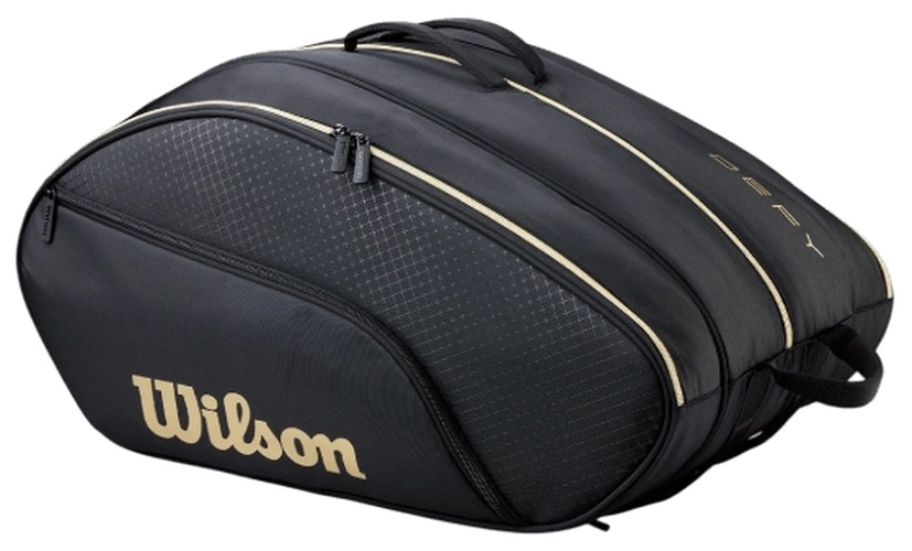 Сумка Wilson для падела Defy V1 Padel Bag, Черная/Золотая