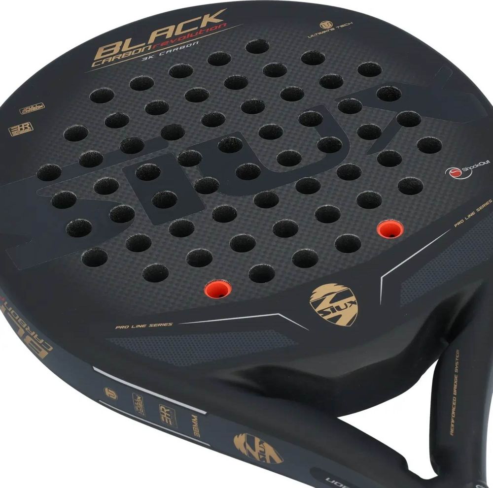 (EU) Ракетка для падел тенниса Siux Black Carbon Revolution 3K