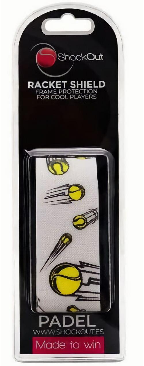 (EU) Защита обода для ракетки Shockout, Белая