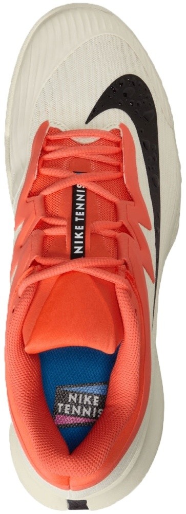 Кроссовки мужские Nike Vapor Pro 3 HC Premium, Бежевый/Черный/Оранжевый, для твердых кортов (р. 28,5)
