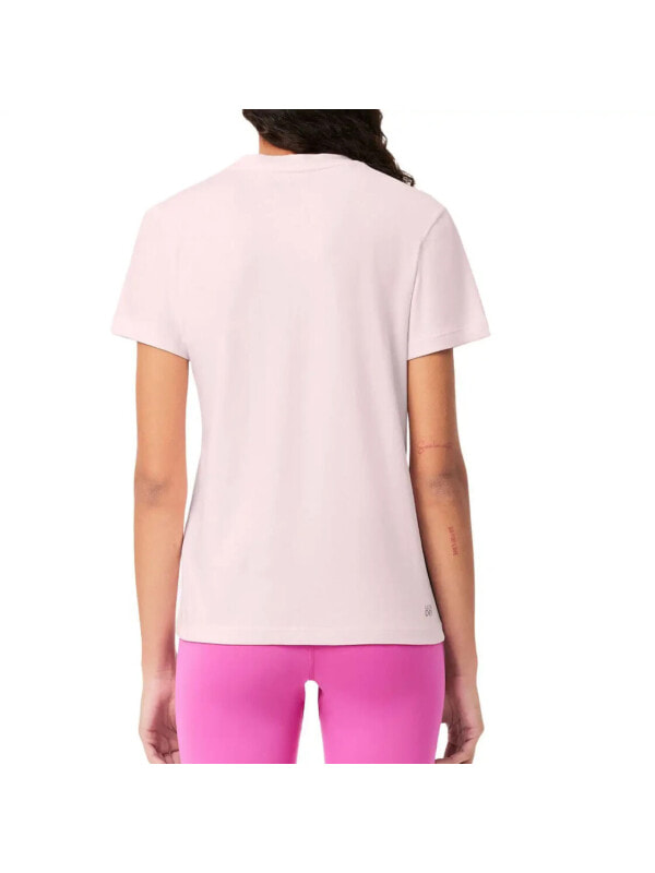 (EU) Футболка женская Lacoste Core Performance TF9246, Розовая (S)