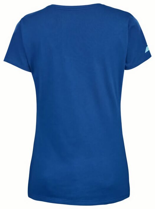 (EU) Футболка женская Babolat Exs Flag, Синяя (XS)