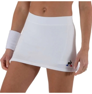 (EU) Юбка-шорты женская Le Coq Sportif N2, Белая (XL)