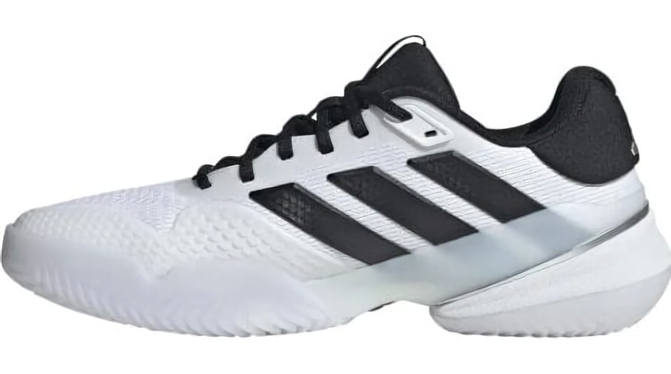 (EU) Кроссовки мужские Adidas Barricade 14 White/Black Jr9153, Белые (р. 46)