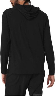 (CN) Толстовка спортивная мужская для бега Alo Yoga CORE HOODED RUNNER, Чёрная (S)