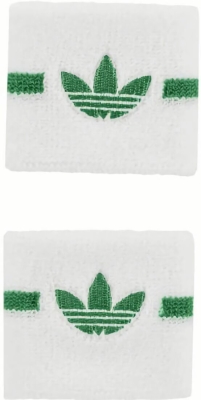 (EU) Напульсник Adidas Tennis S Originals, JW8533, Бело-зеленые (2 шт)