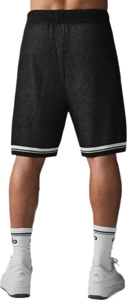 (CN) Шорты Alo Yoga 7" Sports Club Sweater Knit Basketball Short, Чёрные (M)