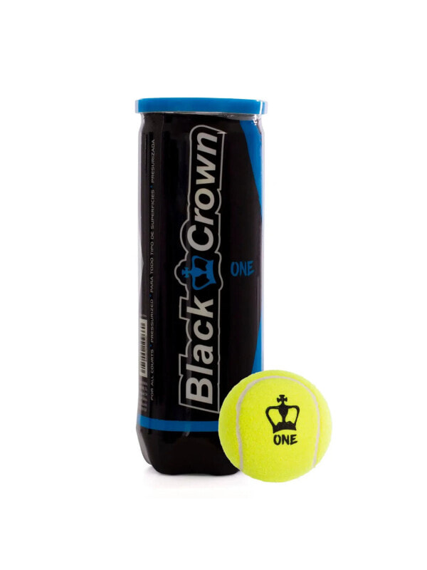 (EU) Мячи для падел тенниса Black Crown One A000320 (3 шт)