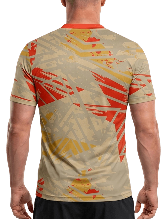 Футболка мужская TEAMRUSH M, Бежевая (XL)