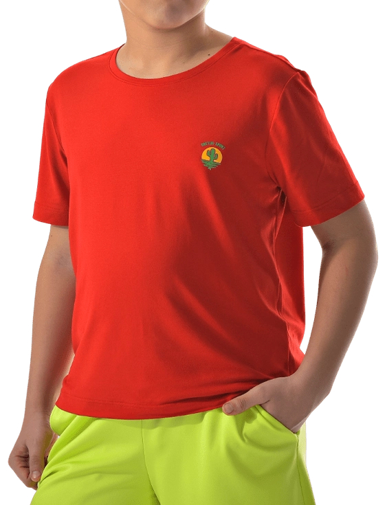 Футболка для девочек Cactus Soft G, Красная (рост 146–152 см, 11–12 лет)