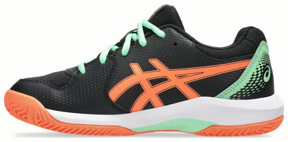 (EU) Кроссовки детские Asics Gel-Dedicate 8, 1044А064, Черные (р. 37,5)