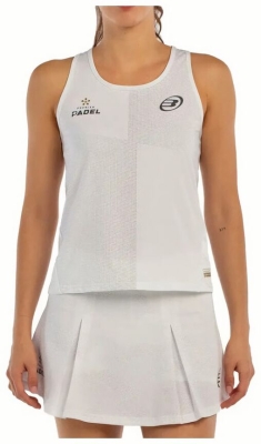 (EU) Майка женская Bullpadel Acora, Белая (XL)