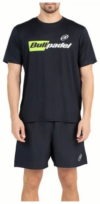 (EU) Футболка мужская Bullpadel, Чёрная (XL)