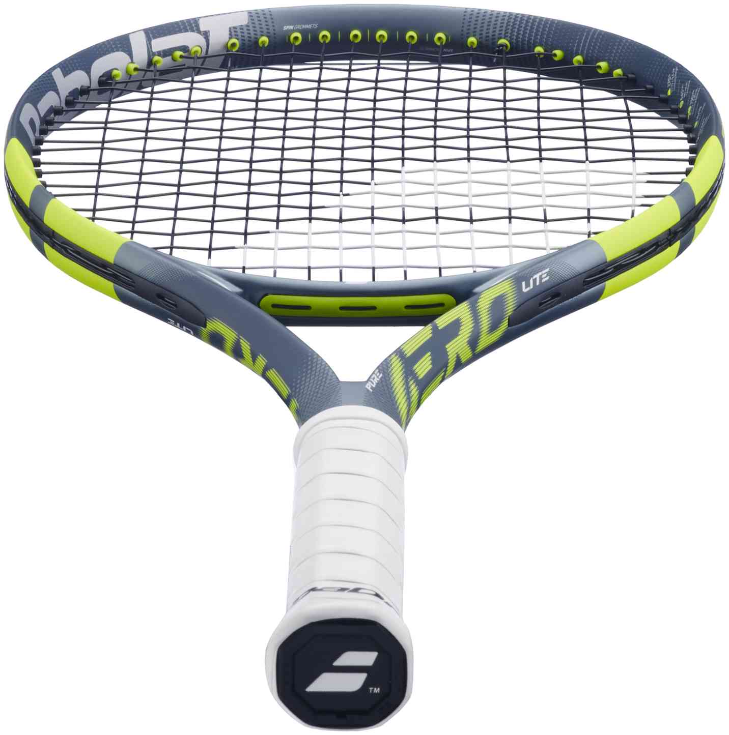Ракетка для тенниса Babolat Pure Aero Lite Gen 9 2026, ручка 2, Серая/Жёлтая/Белая