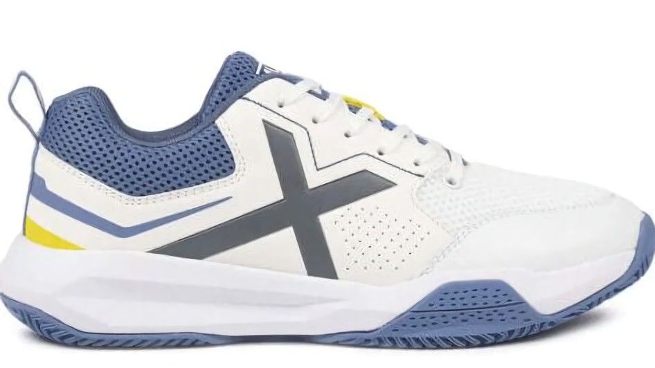 (EU) Кроссовки женские Munich Focus 04 White/Blue 8931004, Белые (р. 39)