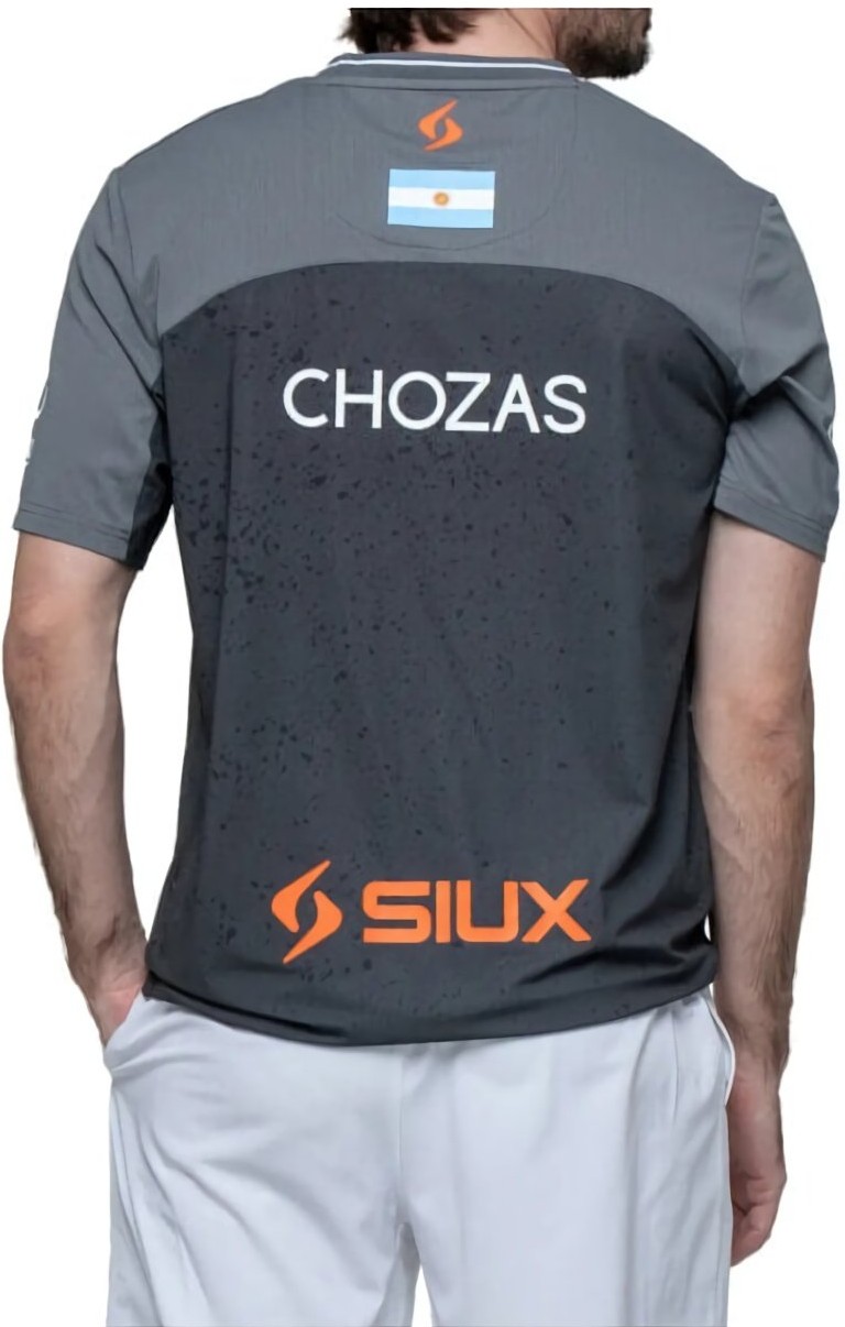 (EU) Футболка мужская Siux Pegasus X Alex Chozas 26, Серая (XL)