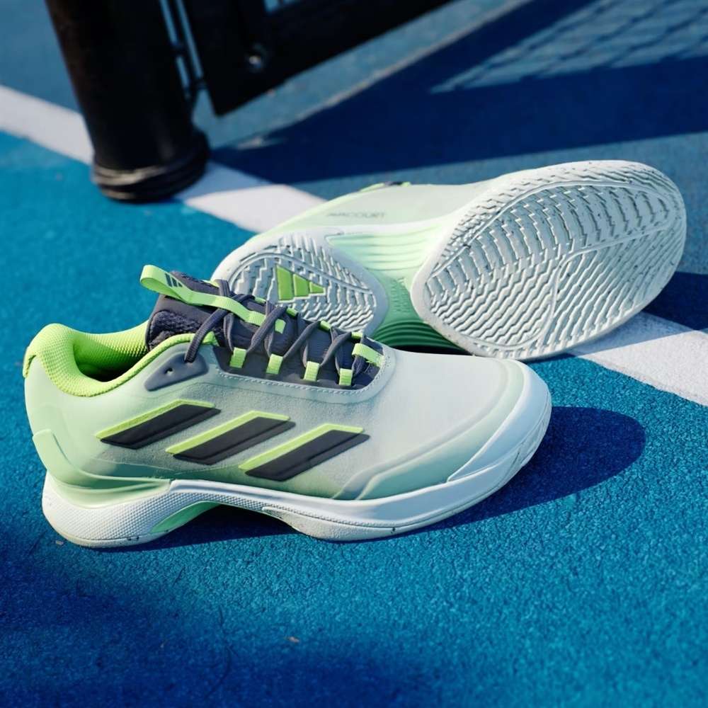 Кроссовки женские Adidas Avacourt 2, Зелёные/Чёрные, из переработанных материалов (р. 39)
