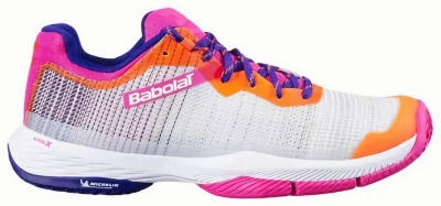 (EU) Кроссовки женские Babolat Jet Ritma, 31F21753 3024, Бело-Оранжевые (р. 40)