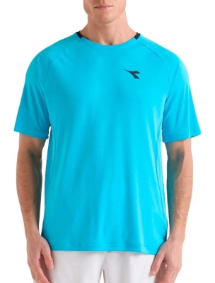 Футболка мужская Diadora SS T-Shirt Tennis M, Голубая (S)
