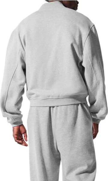 (CN) Бомбер Alo Yoga Renown Varsity Jacket, Серый (S)