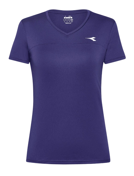 Футболка женская Diadora L. SS T-Shirt W, Голубой Нью-Йорк (XS)
