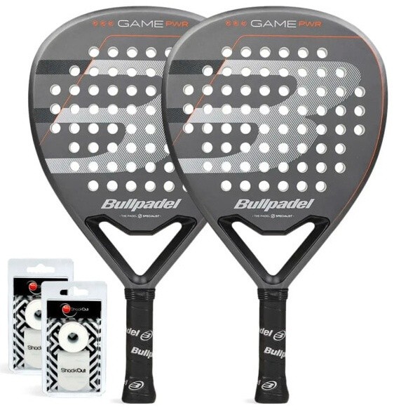 (EU) Ракетки для падел тенниса мужские Bullpadel Game Power Duo Pack