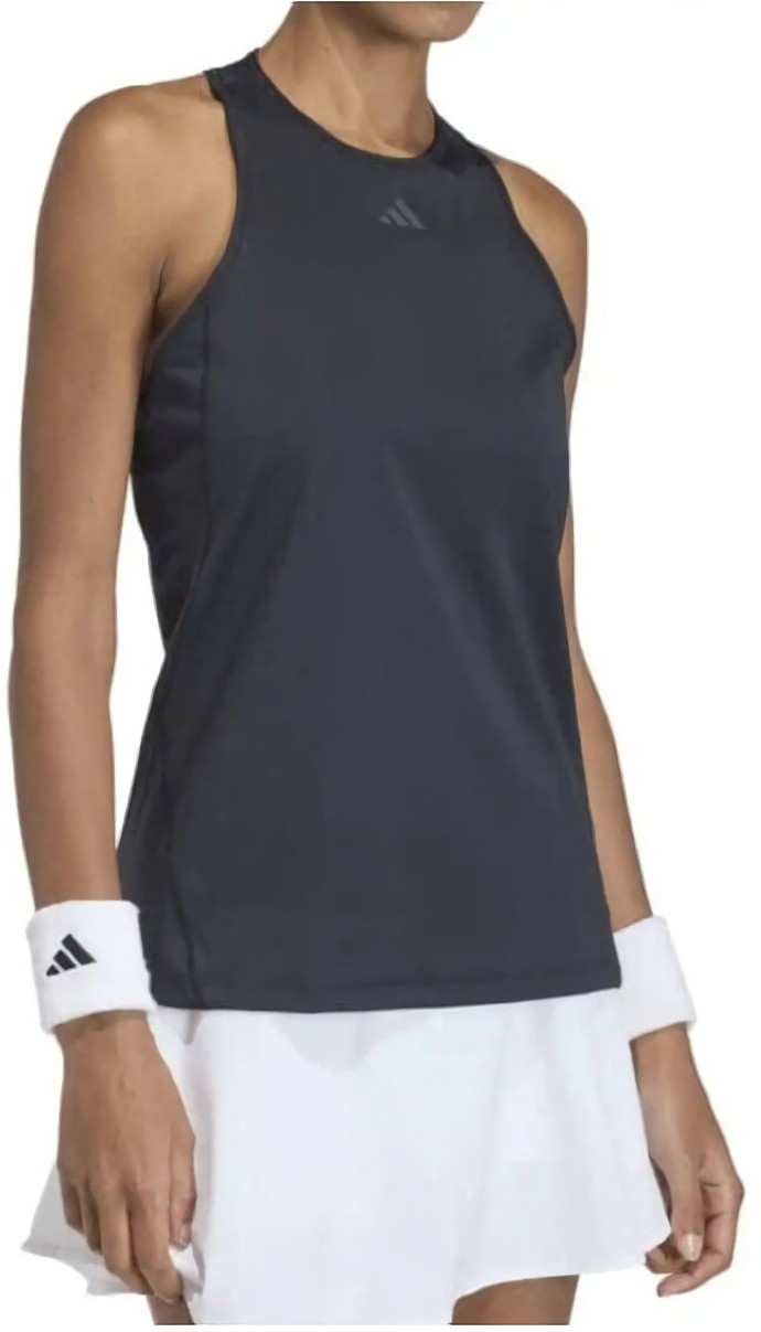 (EU) Майка женская Adidas Club Woman, с технологией AEROREADY, из переработанных материалов, Чёрная (XL)
