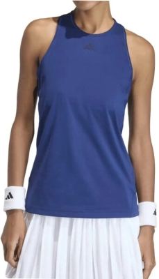 (EU) Майка женская Adidas Club Woman, с технологией AEROREADY, из переработанных материалов, Синяя (XL)