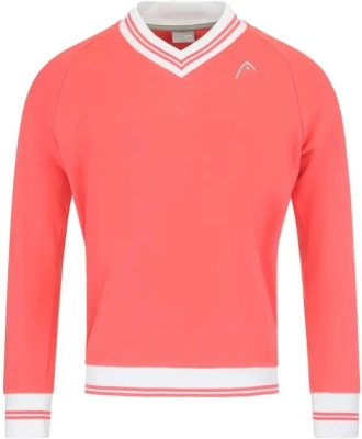 (EU) Свитер мужской Head V-Neck Pullover, Оранжевый (S)
