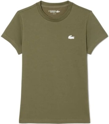 (EU) Футболка женская Lacoste Core Performance, Зеленая (р. 38)