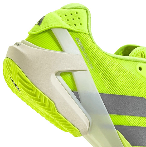 Кроссовки женские Adidas Adizero Ubersonic 5 теннисные, Светлый Лимон/Металлик/Ярко-Желтый (р. EUR 38)