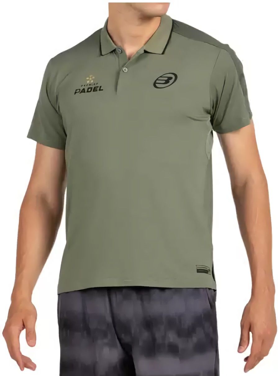 (EU) Поло мужское Bullpadel Patron, Зеленое (M)