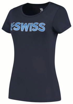 (EU) Футболка женская Kswiss Essentials, Синяя (M)