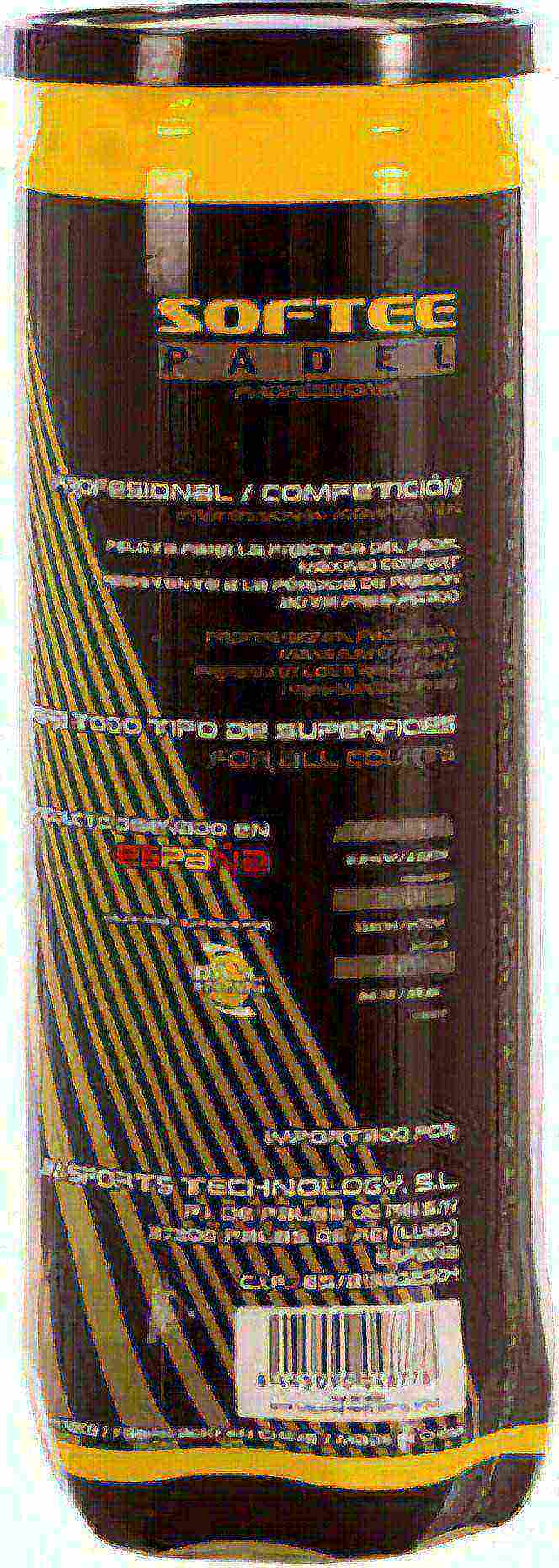 (EU) Мячи для падел тенниса Softee Speed 0014000 (3 шт)