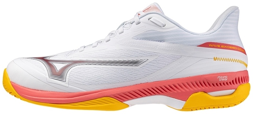 Кроссовки мужские Mizuno Wave Exceed Court AC, Белый/Красный/Темно-синий (р. 43,5)