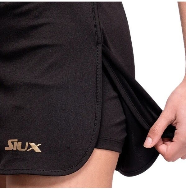 (EU) Юбка женская Siux Club Skirt с внутренними шортами, Черная (S)