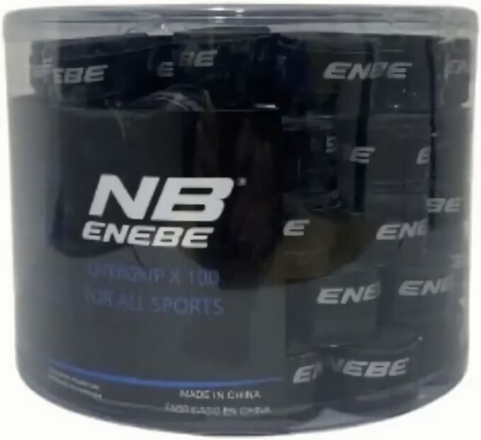 (EU) Овергрип для ракетки Enebe, Черный (100 шт)