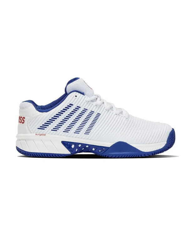 (EU) Кроссовки мужские K-Swiss Hypercourt Express 2 HB, 06614197, Белые/синий (р. 41)