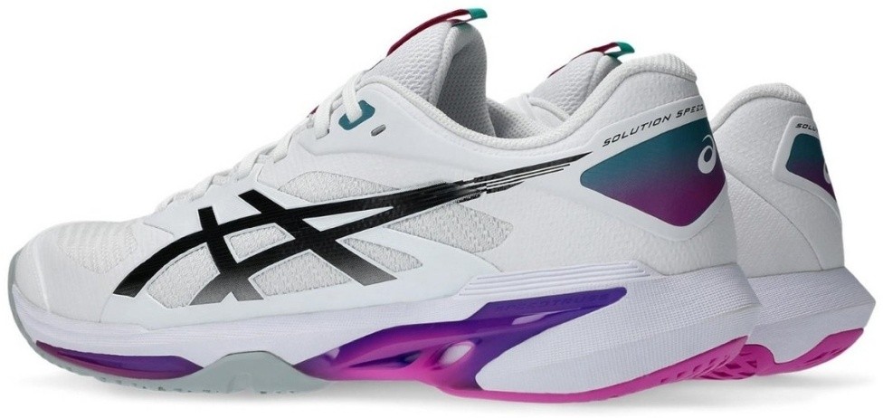 Кроссовки мужские Asics Solution Speed FF 4, Белые/Чёрные (р. 28,5)