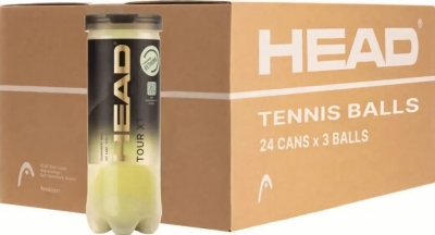 (EU) Мячи для падел тенниса Head Tour Xt, 24 банки (3 шт в банке)