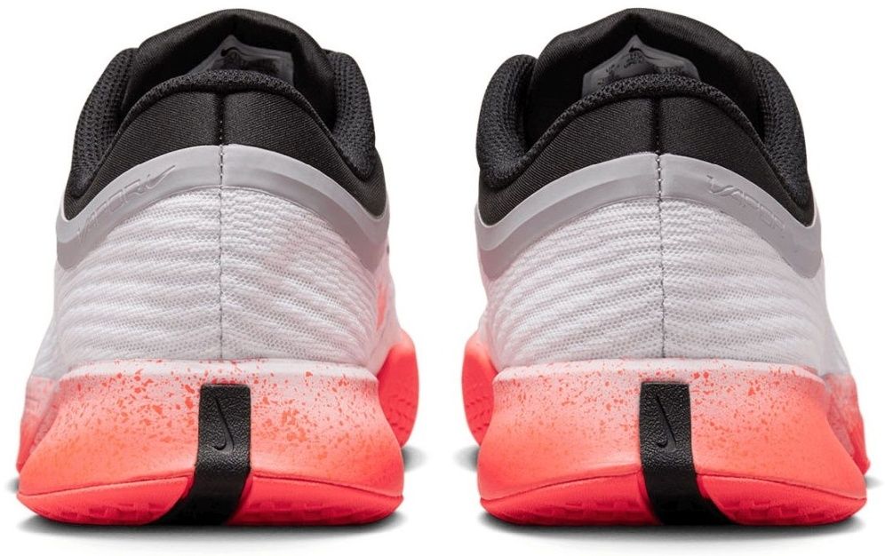 Кроссовки женские Nike Vapor Pro 3 Hard Court Premium, Белые/Чёрные/Оранжевые, для твёрдых кортов, с амортизацией Air Zoom (р. 38)