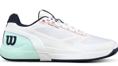 (EU) Кроссовки мужские Wilson Rush Pro 5 Clay White/Turquoise Wrs338540, Белые (р. 40 2/3)