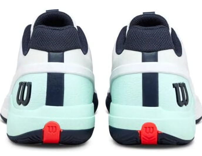 (EU) Кроссовки мужские Wilson Rush Pro 5 Clay White/Turquoise Wrs338540, Белые (р. 40 2/3)