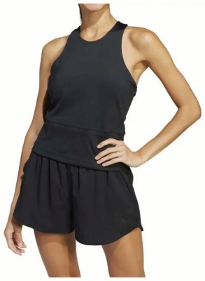 (EU) Топ женский Adidas Climacool Логотип KVG89, Чёрный (M)