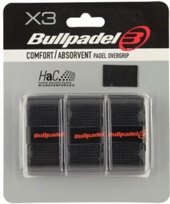 (EU) Овергрип для ракетки Bullpadel, GB-1201, Черный