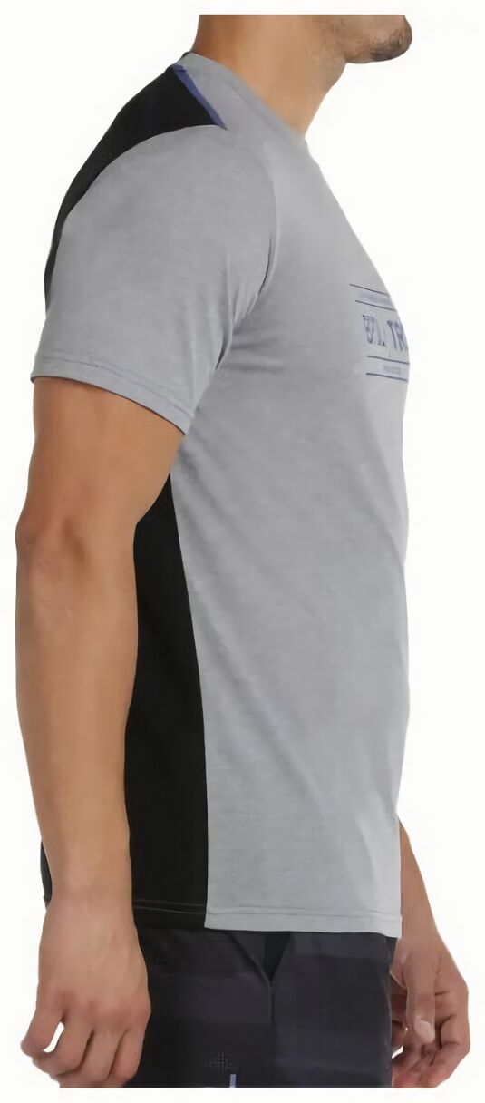 (EU) Футболка мужская Bullpadel Toen, Серая (S)